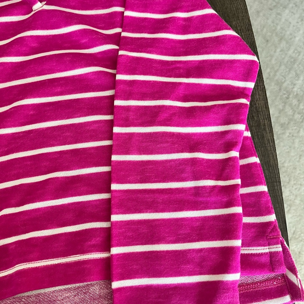 Crewcuts Pink and White Striped Hoodie, NWT, Size 6-7/Small - Picture 7 of 12
